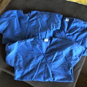 3 size XS scrub tops